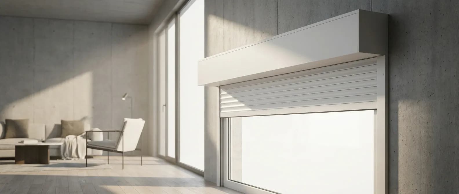 Optimisation de l'aération intérieure via le volet roulant Coffre de volet roulant design dans un intérieur lumineux et aéré