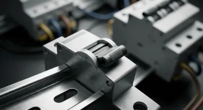 Détail d'un disjoncteur pour conformité tableau électrique